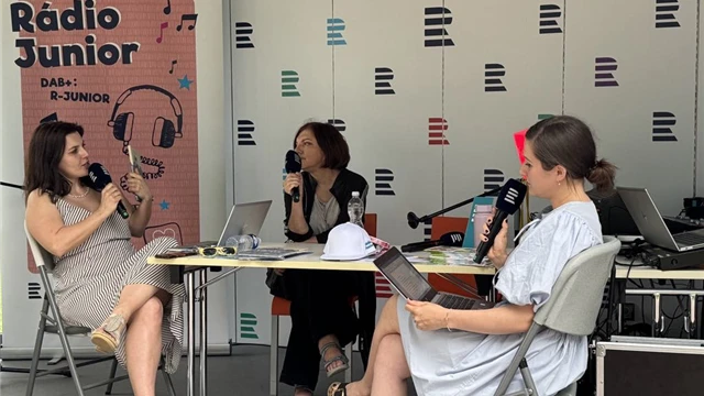 Rozhovor s Alenou Mornštajnovou v Rádiu Junior