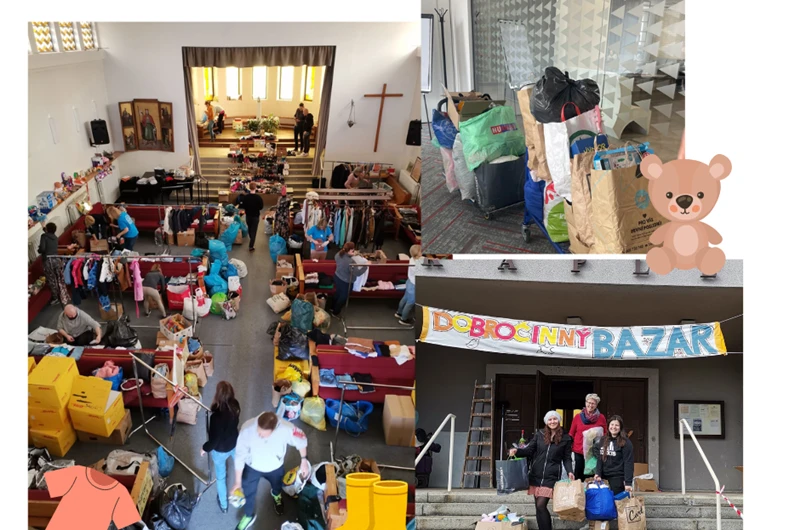 dobročinný bazar foto